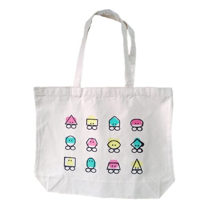 図形トートバッグ･蓄光【OUTLET】