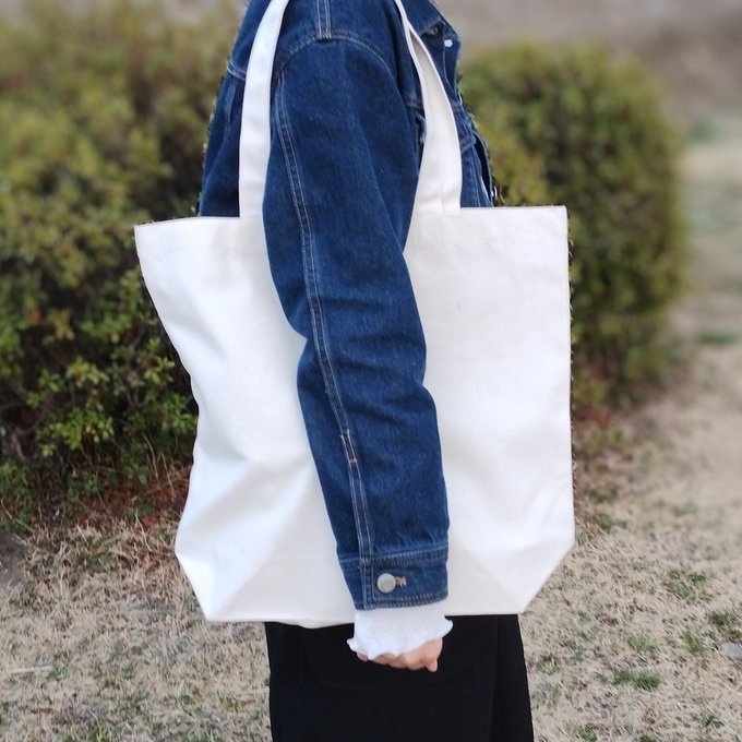 図形キャンバストートバッグ(ネオンカラー)