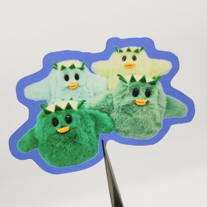 ぬいぐるみシールシート2種類