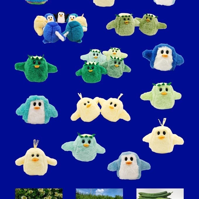 ぬいぐるみシールシート2種類