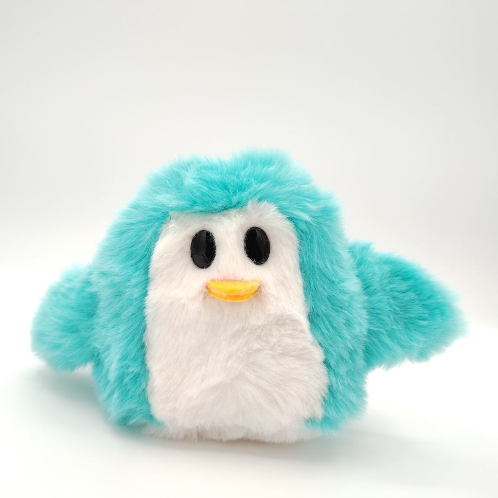 ペンギンおばけ(ミントブルー)
