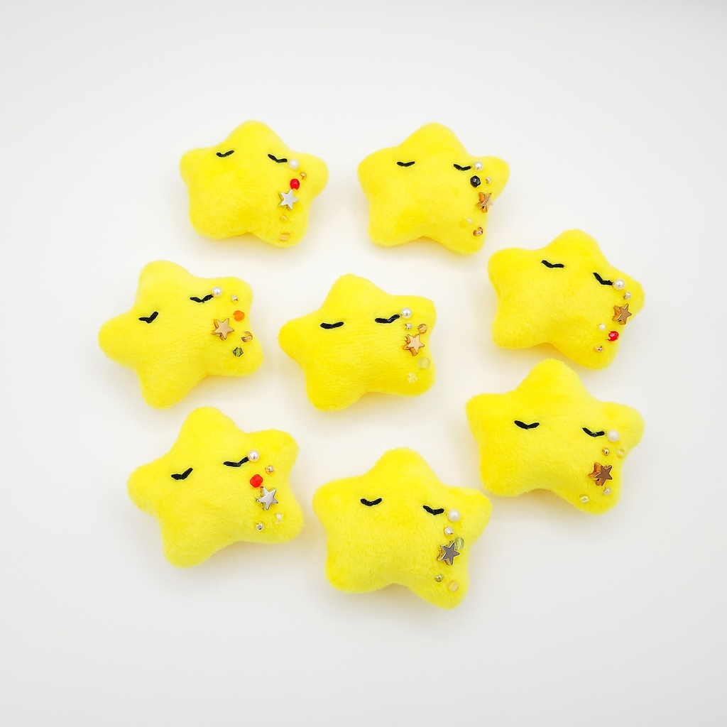 おねんねお星さまのブローチ