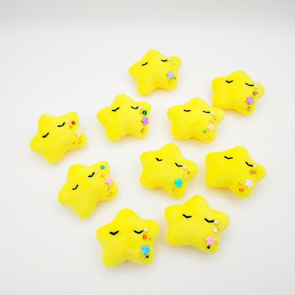 おねんねお星さまのブローチ