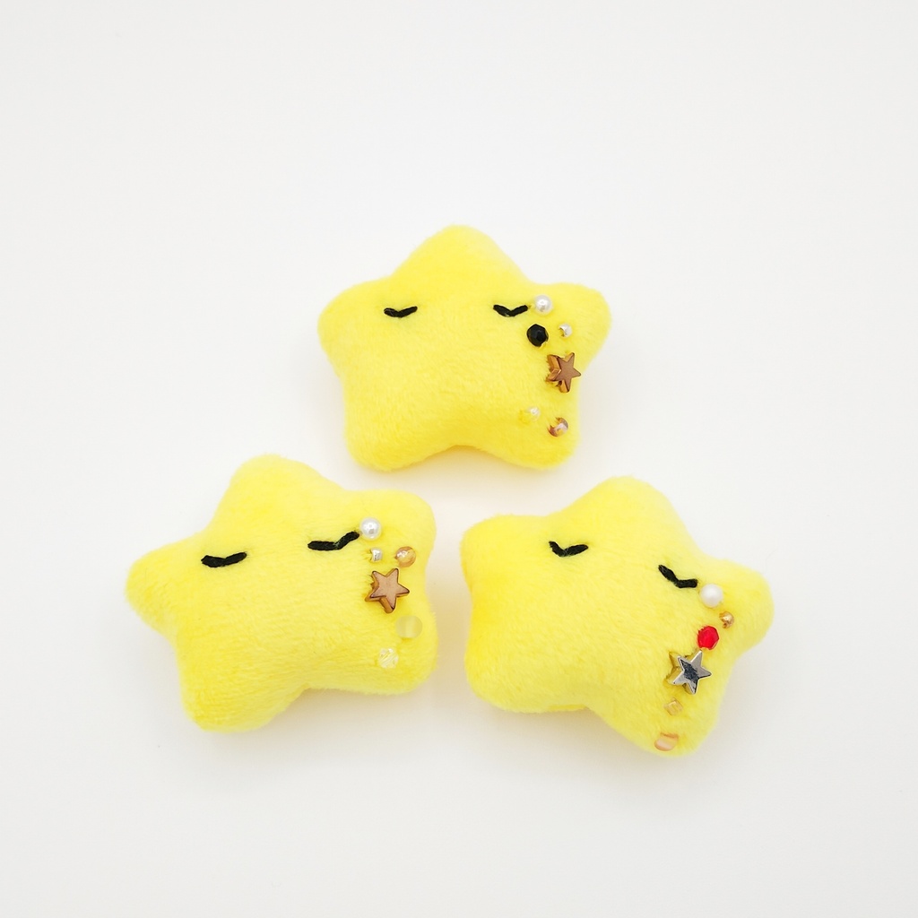 おねんねお星さまのブローチ