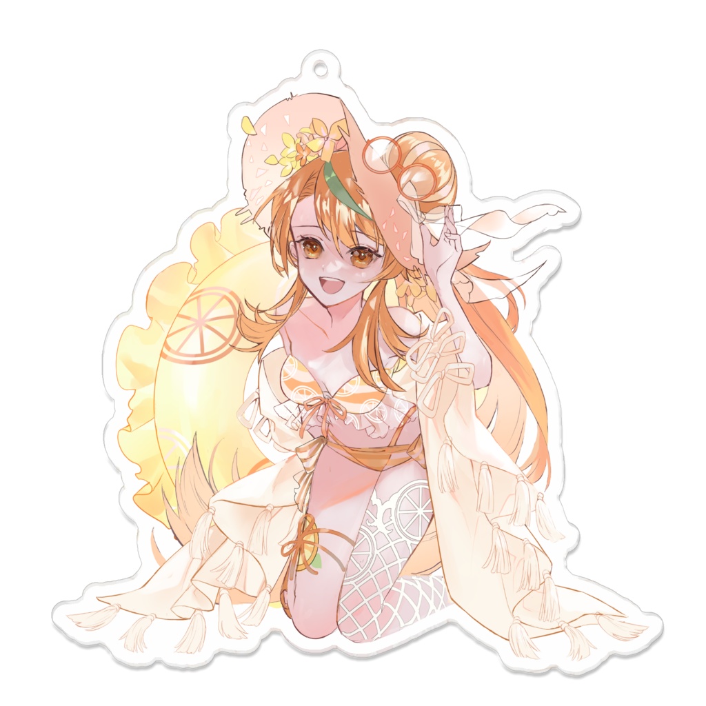 みみみかん 水着アクリルキーホルダー