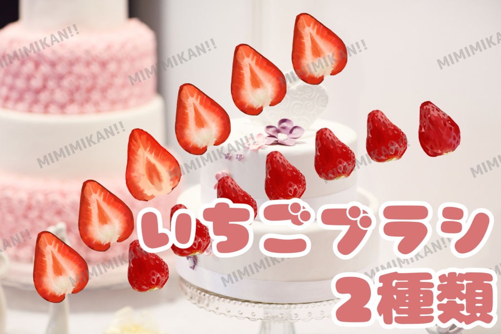 みかんイチゴブラシ２種類