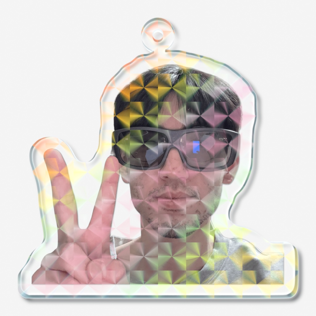 SHIBATA ホログラムアクリルキーホルダー