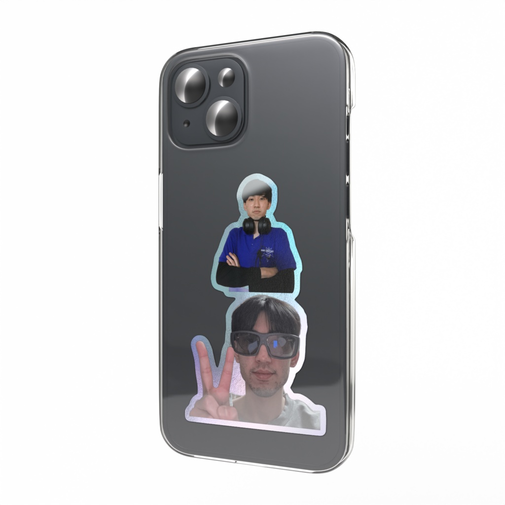 SHIBATA　KAGAMIMOCHI　オーロラスマホステッカー