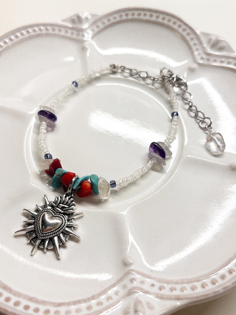 【Allenkana MIDDLE BIRTHDAY 2025 記念作品】アレン×珂波汰モチーフ さざれ石ブレスレット