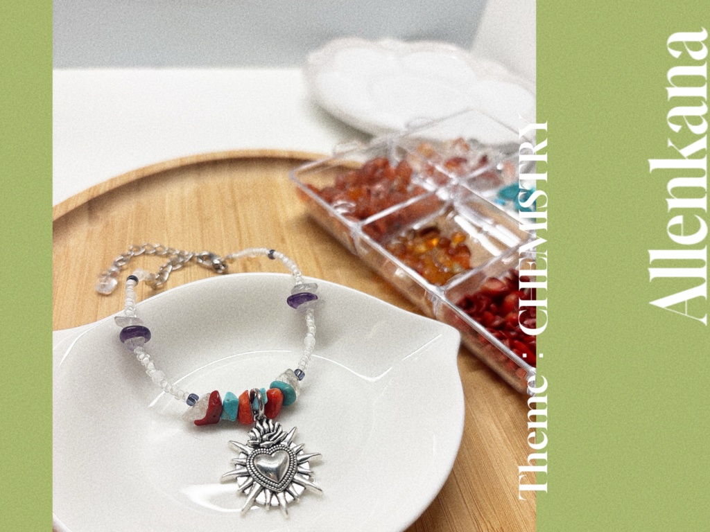 【Allenkana MIDDLE BIRTHDAY 2025 記念作品】アレン×珂波汰モチーフ さざれ石ブレスレット