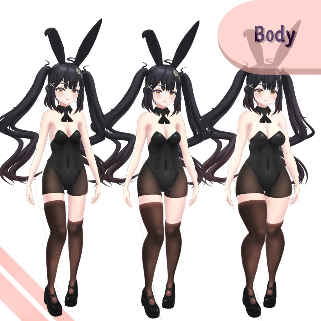 オリジナル3Dモデル 『リリ』- Lily Lucky | VRChat | Warudo