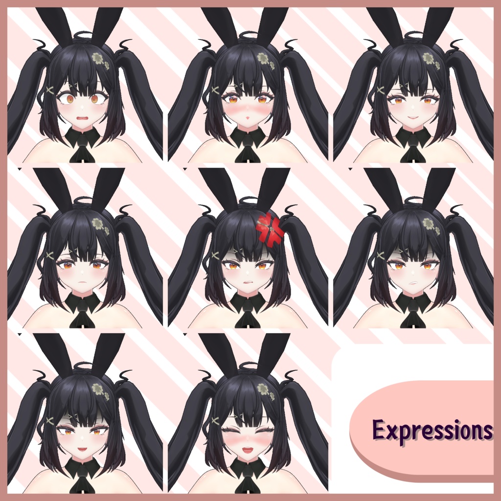 オリジナル3Dモデル 『リリ』- Lily Lucky | VRChat | Warudo