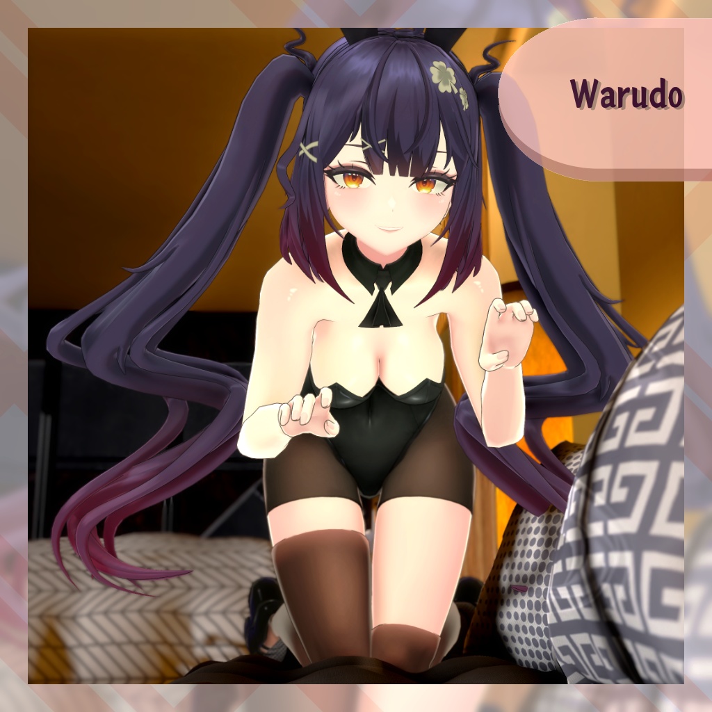 オリジナル3Dモデル 『リリ』- Lily Lucky | VRChat | Warudo