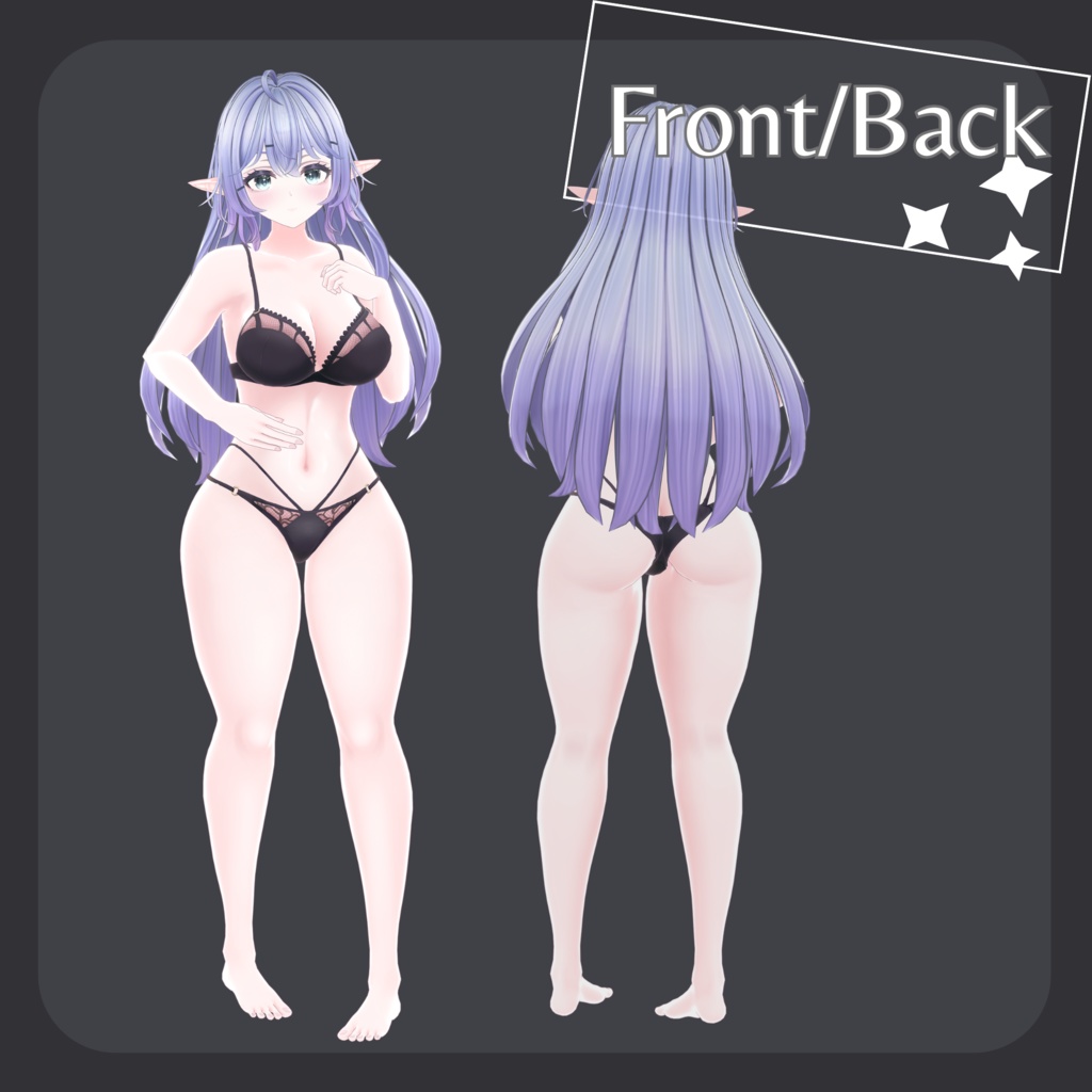 オリジナル3Dモデル 『チェセリン』- Caeselin | VRChat | Warudo