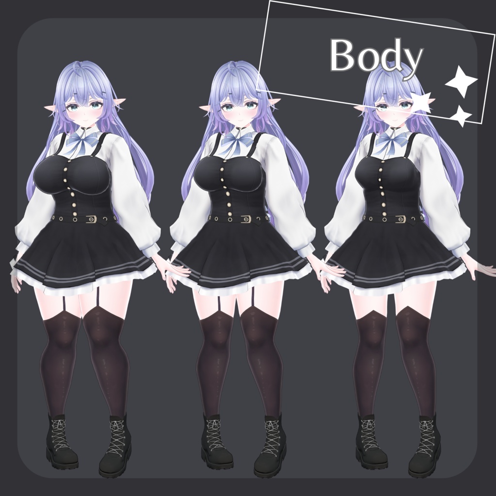 オリジナル3Dモデル 『チェセリン』- Caeselin | VRChat | Warudo