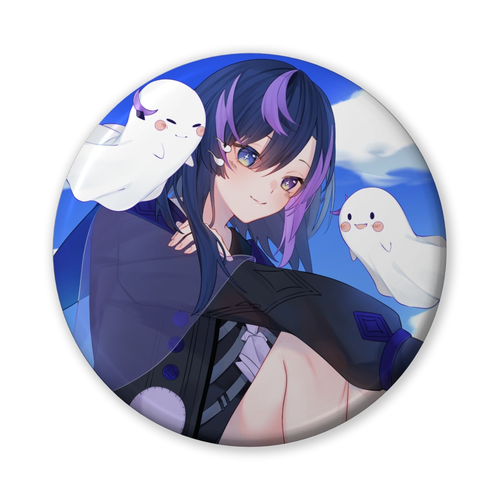 【1周年記念グッズ/常設】缶バッジ(画像一番右)【神月リマ】