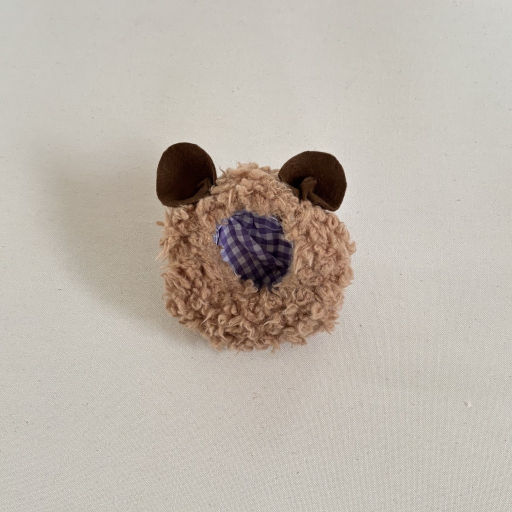 ほわぬい用 ①もこもこ着ぐるみ(ブラウン)