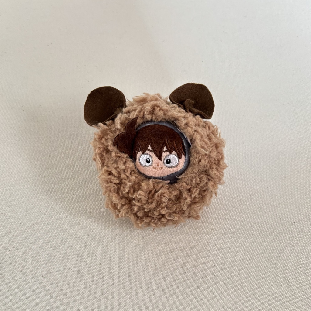 ほわぬい用　①もこもこ着ぐるみ(ブラウン)