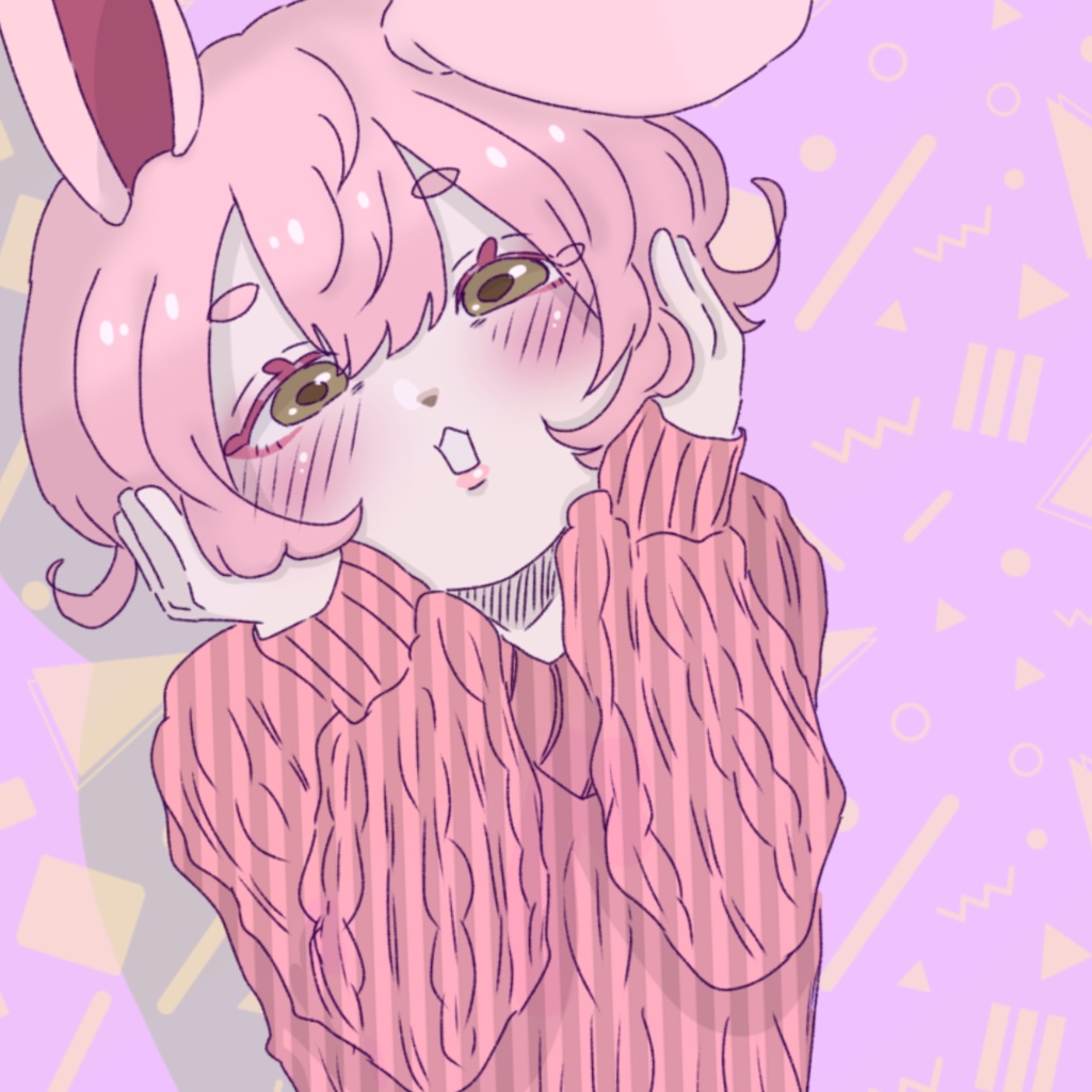 2023年雨雲々年賀状🐰