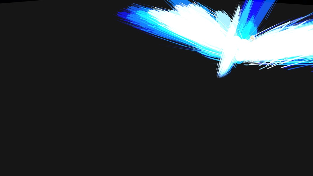 パーティクル製フェニックスっぽいオーラ