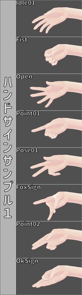 誰得ハンドサイン集