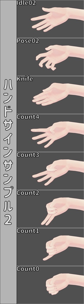 誰得ハンドサイン集