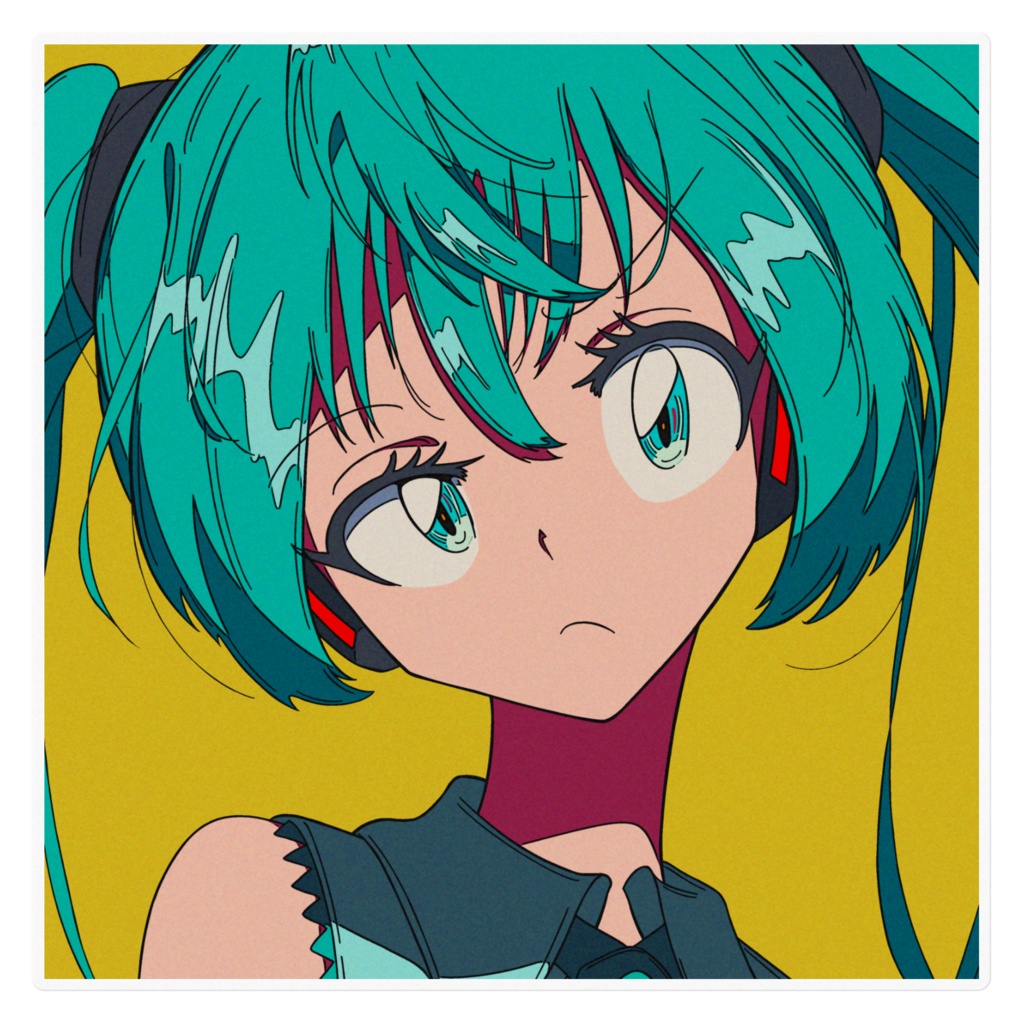 初音ミク ステッカー