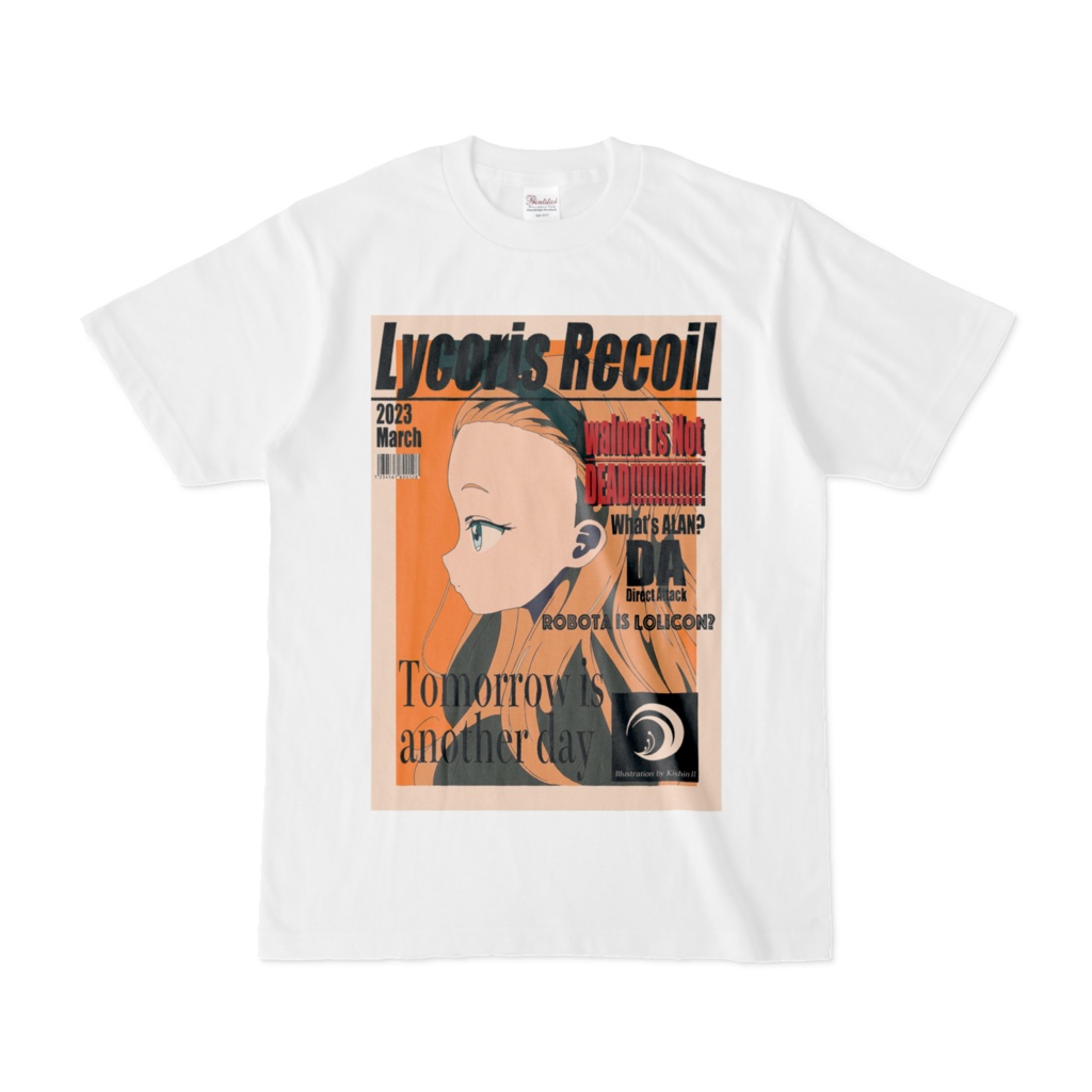 リコリス・リコイル クルミ 同人Tシャツ
