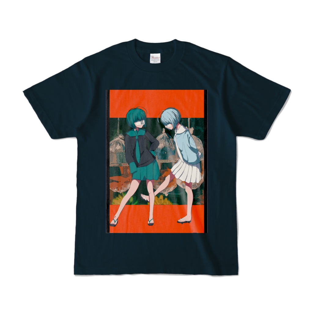 ミドリとシロTシャツ