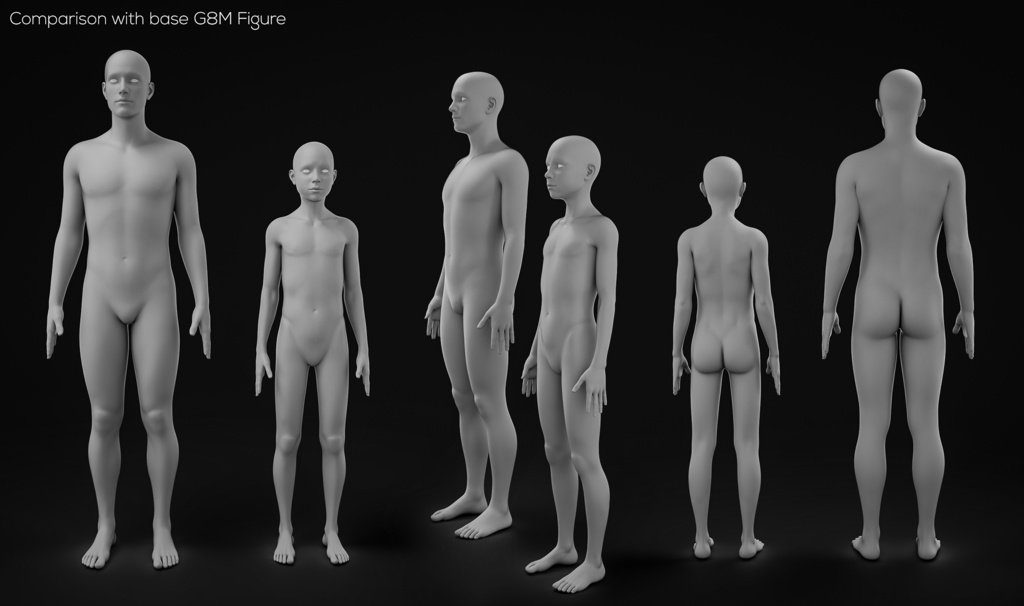 Boy Teen Morph for Genesis 8 and 8.1