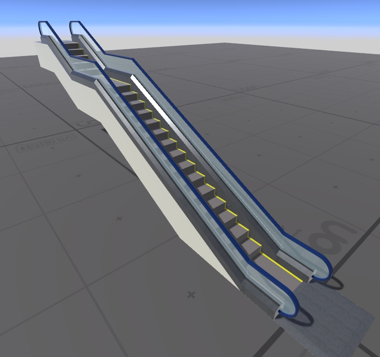 【VRChatワールドギミック】Quest対応 エスカレーターギミック【UdonEscalator】
