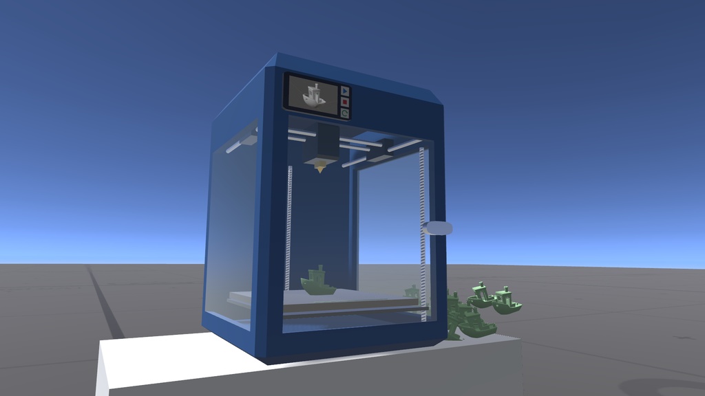 【VRChatワールドギミック】Udonつき3Dプリンタ【U1S 3D Printer】