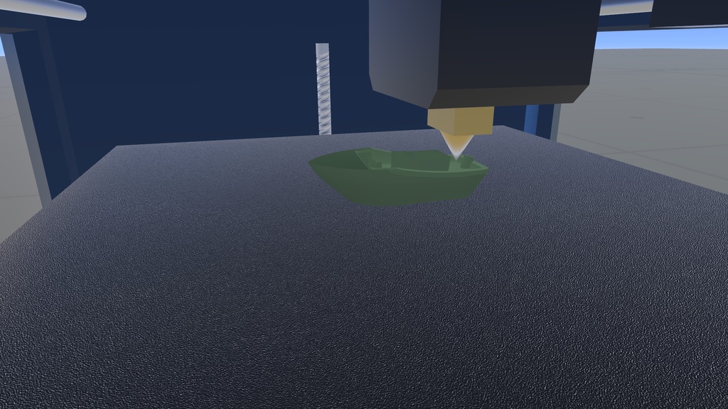 【VRChatワールドギミック】Udonつき3Dプリンタ【U1S 3D Printer】