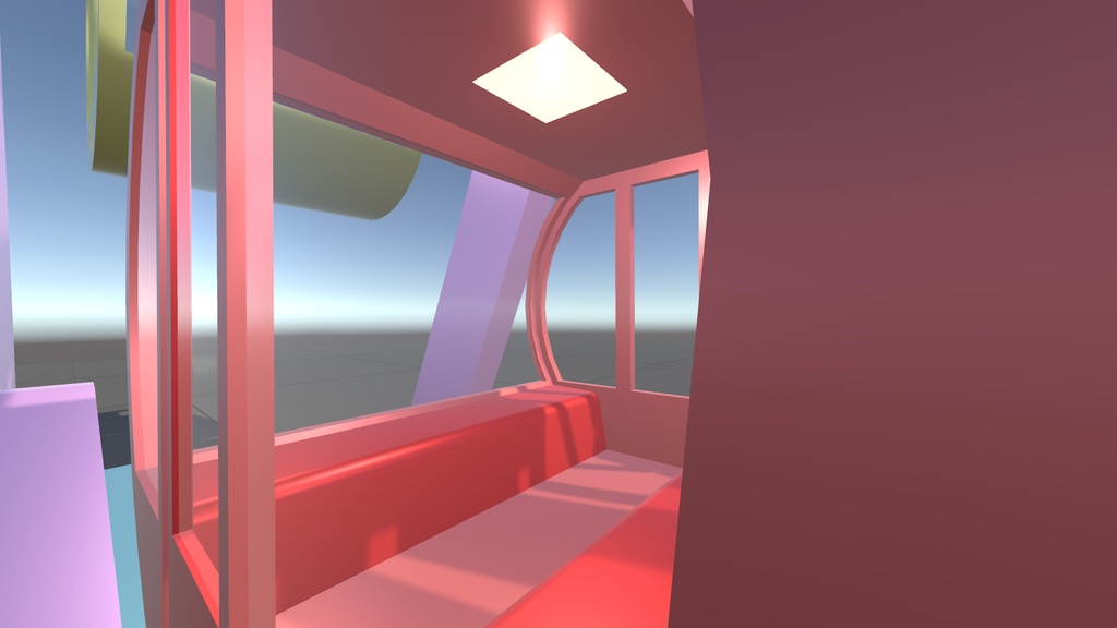 【VRChatワールドギミック】リアル挙動な観覧車【乗車姿勢自由!】