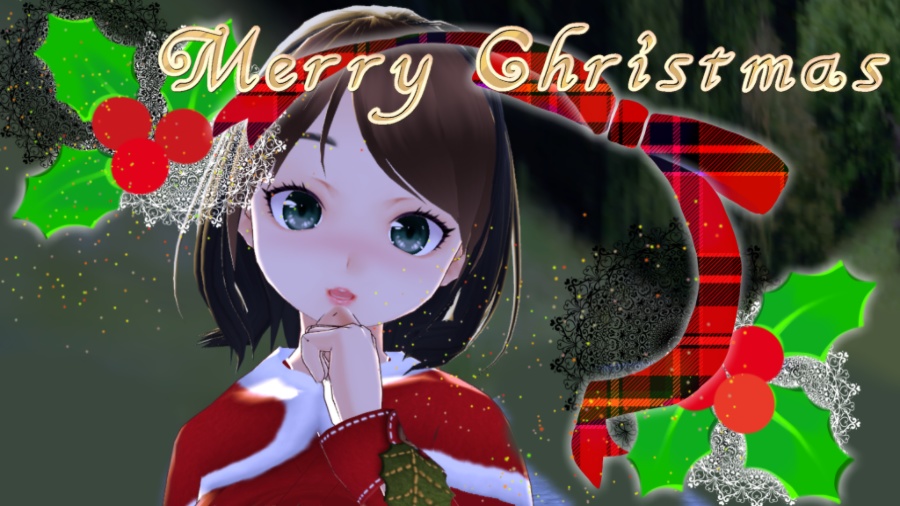 フリー素材 for vtuber in クリスマス