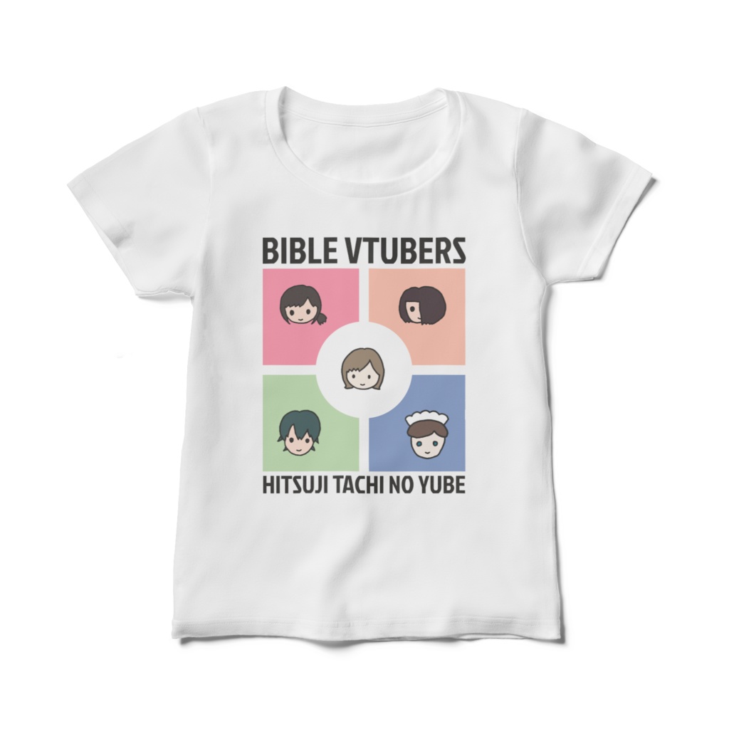 レディース白Tシャツ ミニキャラ2024モデル