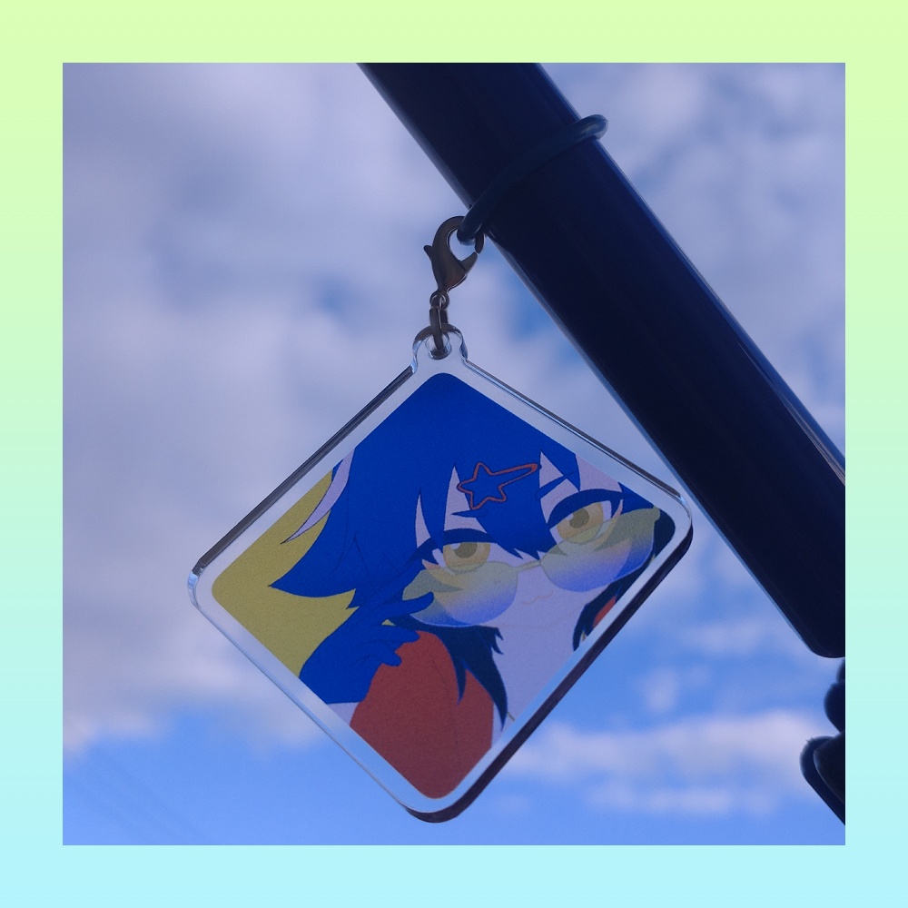 アクリルキーホルダー~涼し気透明感の巻~