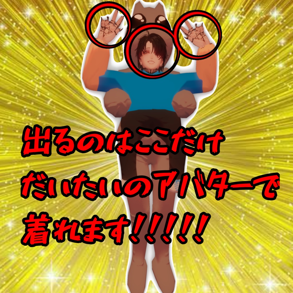 【誰でも着れる】エアーコスチューム