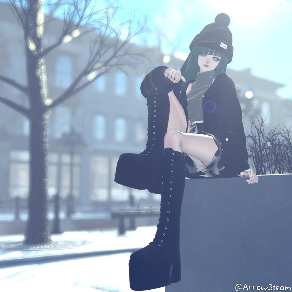 【今は無料】街角ウインターコーデ