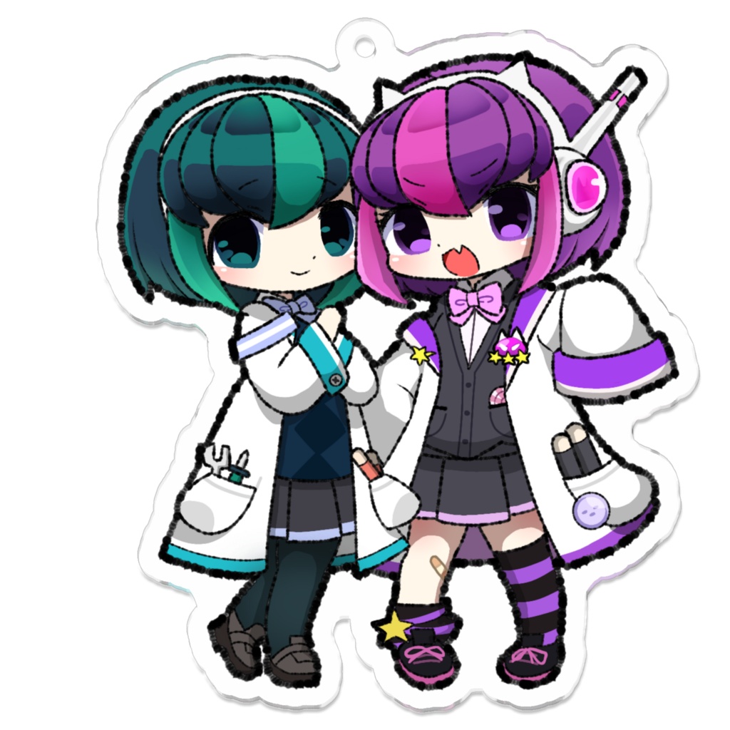 まきマキ アクリルキーホルダー