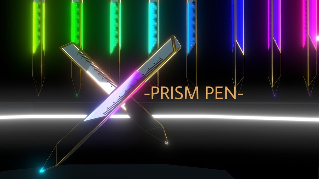 【QvPen差し替えモデル】プリズムペン - たそラボ! x U+004E コラボ商品