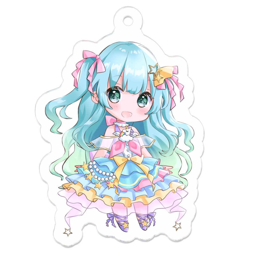 夢虹のアクリルキーホルダー2