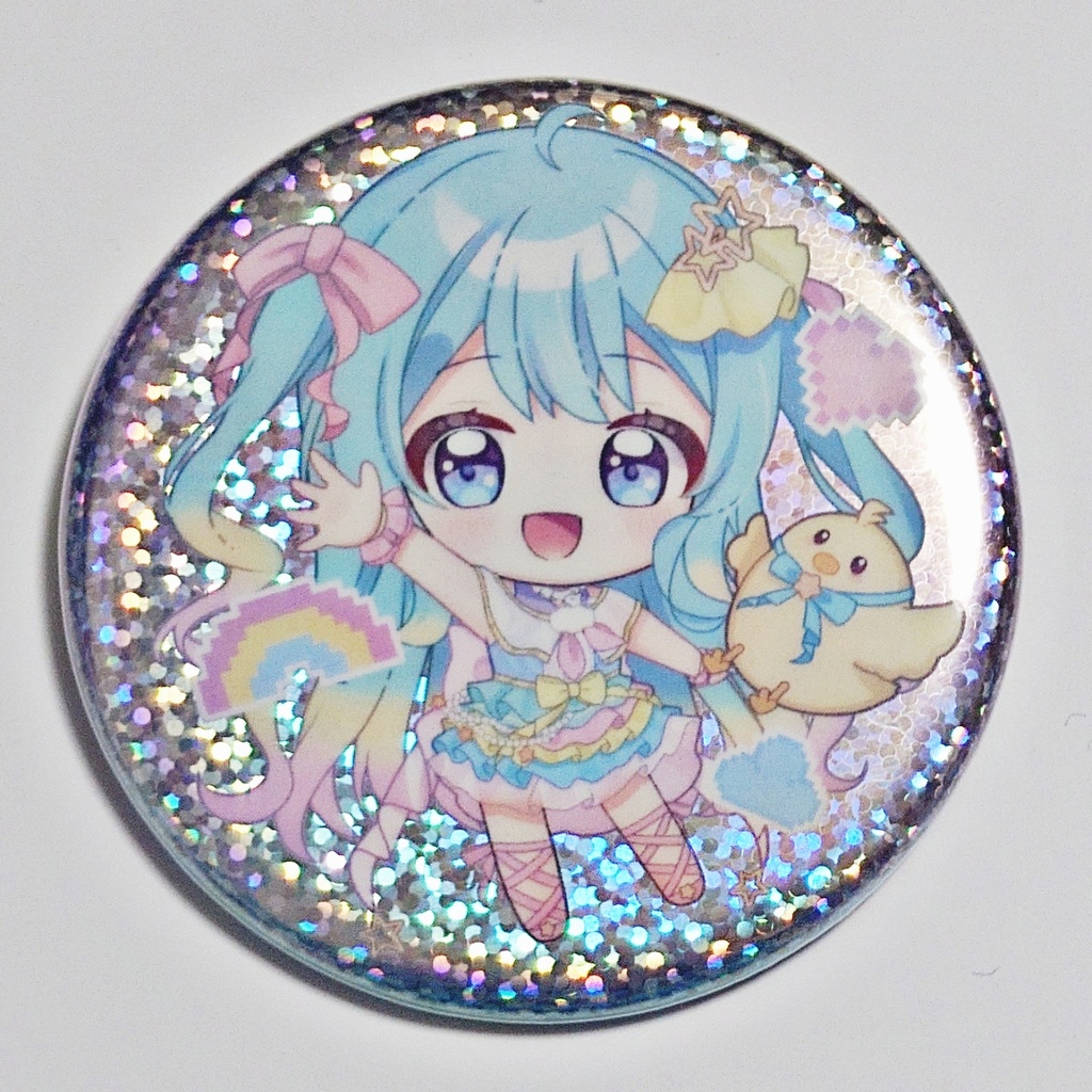 夢虹のホログラム缶バッジ