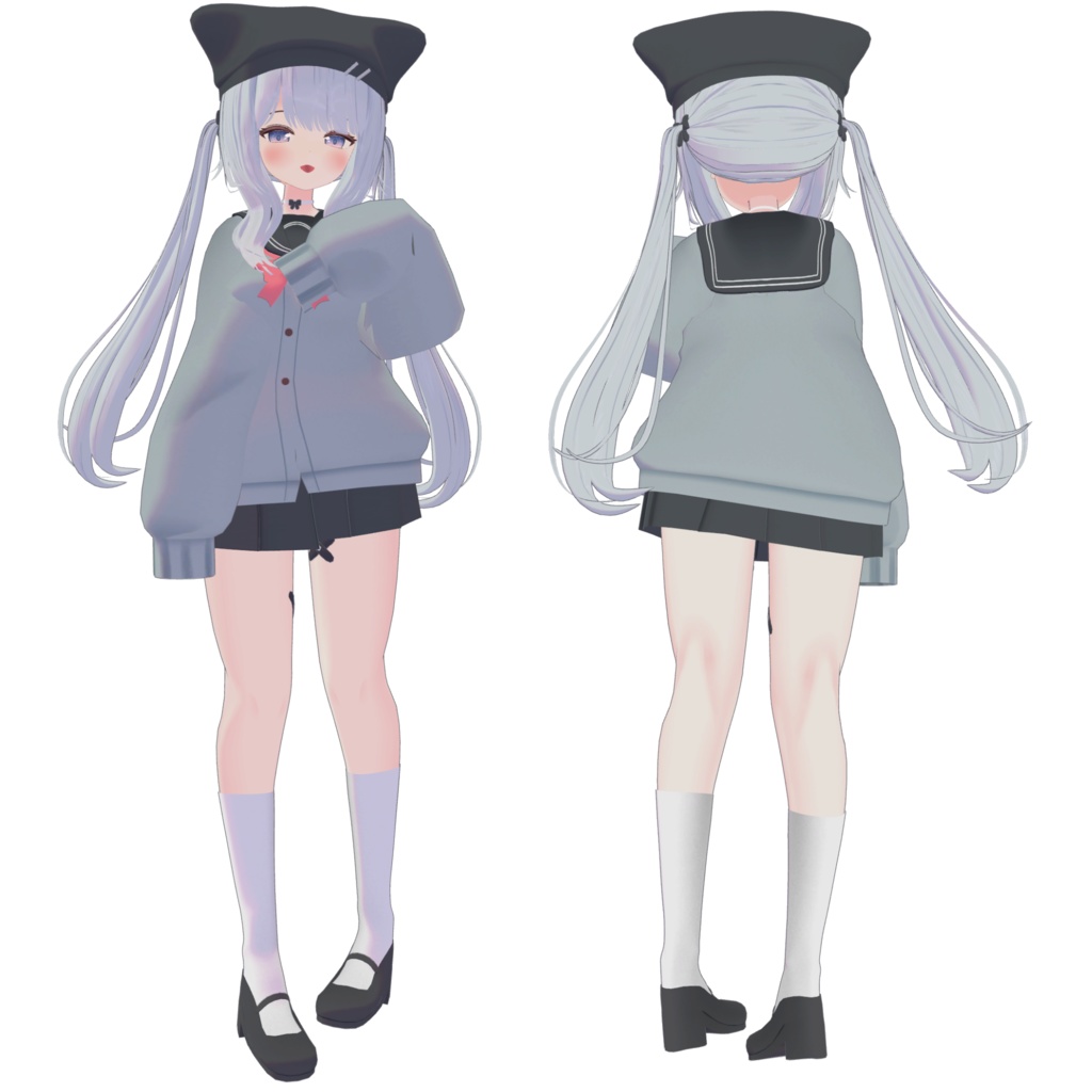 オリジナル3Dモデル『しろね』