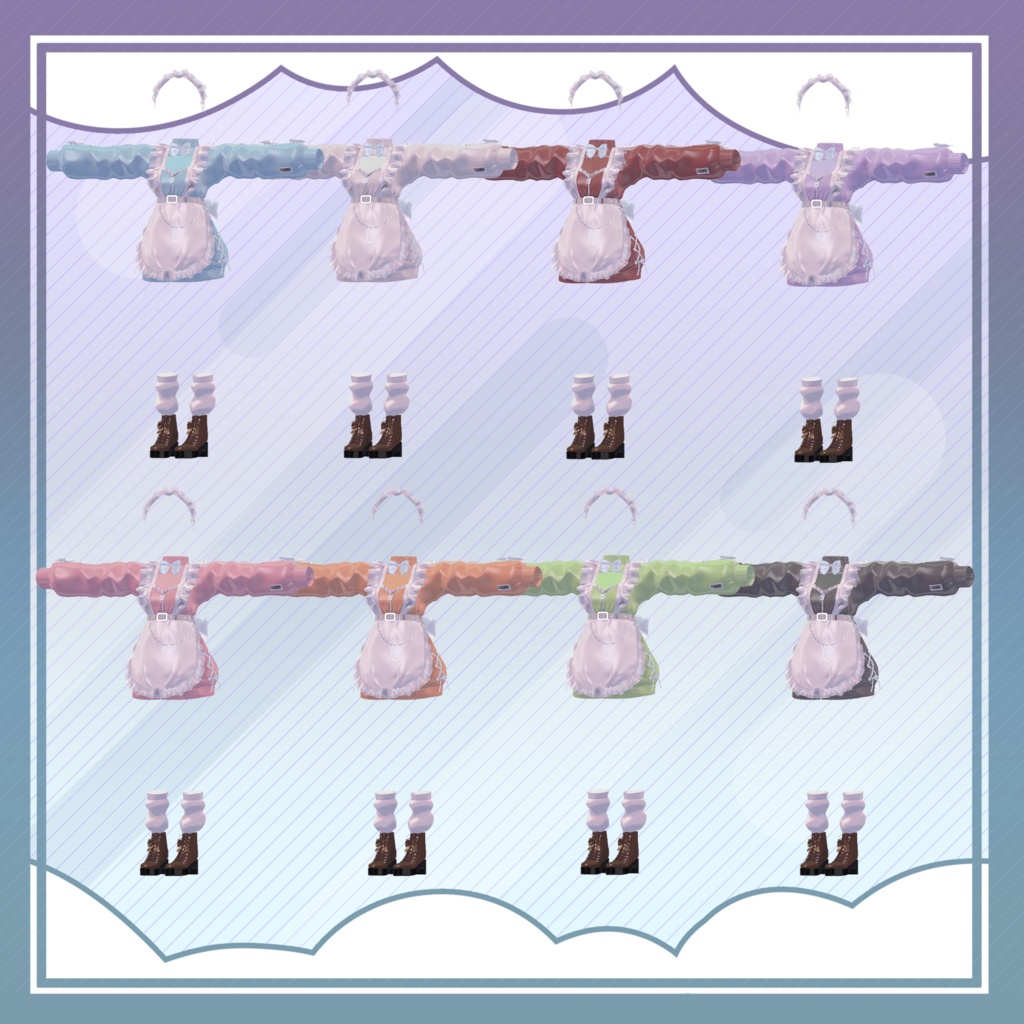 Roomwearmaid 【13アバター対応】