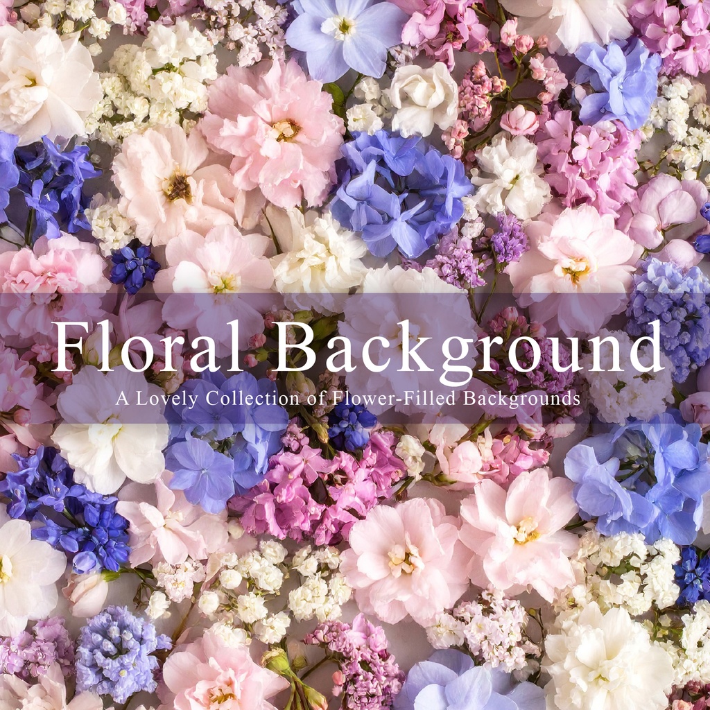【著作権 / 商用フリー】花の背景画像40枚セット