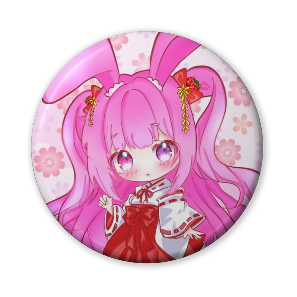 【受注生産】巫女むめver缶バッジ(バリュー)