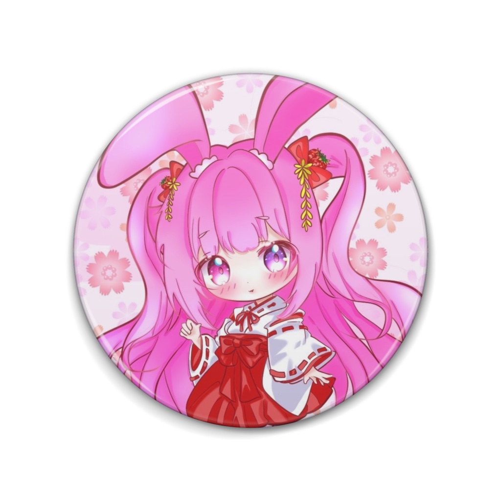 【受注生産】巫女むめver缶バッジ(大)