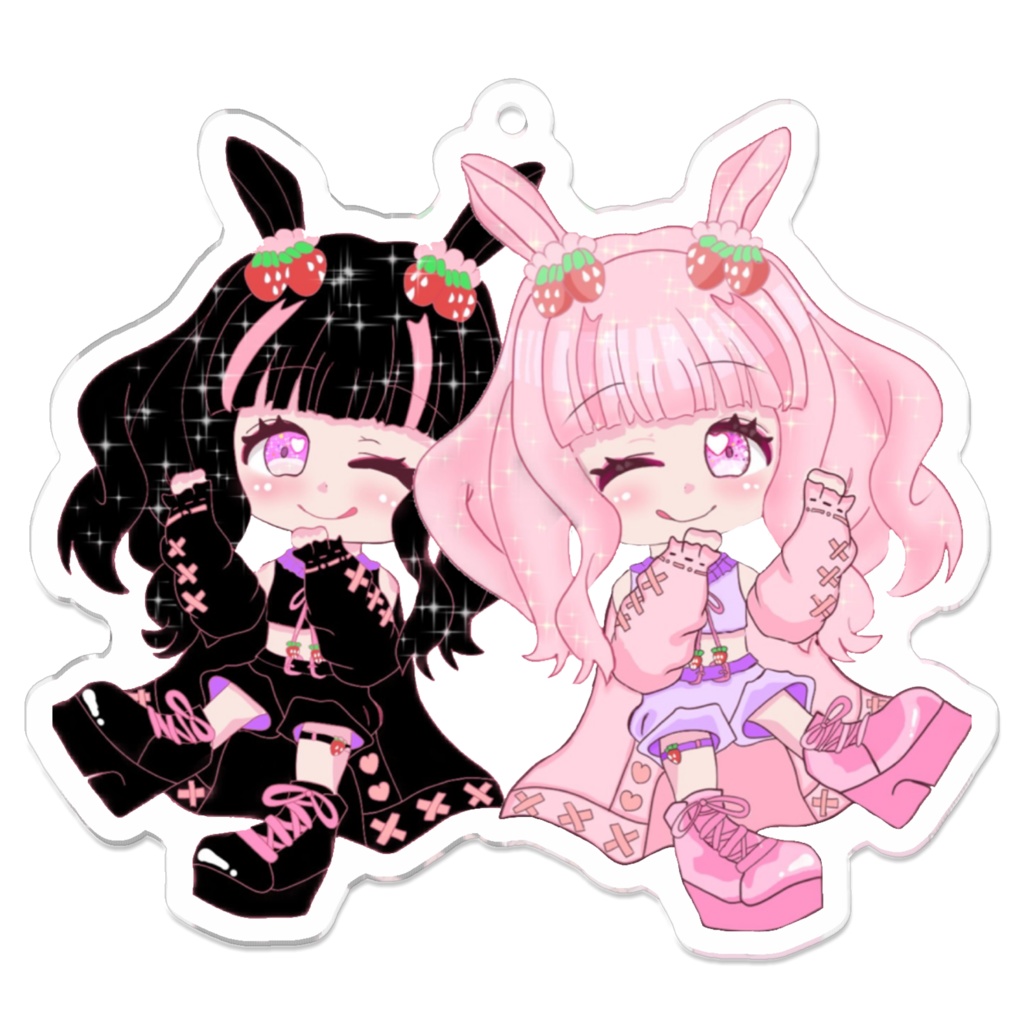 【受注生産】悪魔と天使のむめっこアクキー