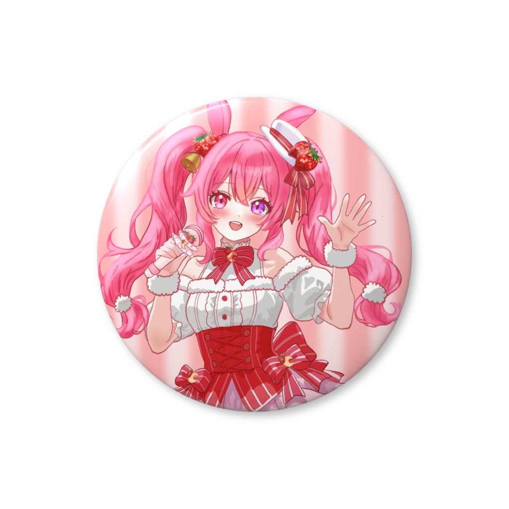 クリスマスむめ2025ver. 缶バッジ